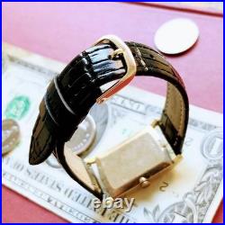 Montre-bracelet ancienne homme Bulova remontage manuel 17 bijoux plaqué or