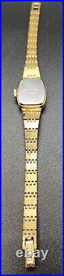 Montre-bracelet femme Jules Jurgensen ton or quartz mécanique vent à main 17 J