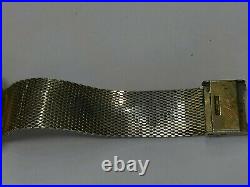 Montre-bracelet femme vintage Bulova Accutron 10 carats remplie d'or jaune H410978