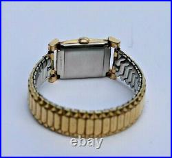 Montre-bracelet suisse pour homme vintage Monarch Deluxe 21 bijoux fonctionne