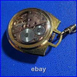Montre de poche Seiko UNIQUE à remontage manuel 15 bijoux dos squelette ancien