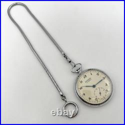 Montre de poche à remontage manuel ESTONIE 18 bijoux ancien sous-cadran Molnija