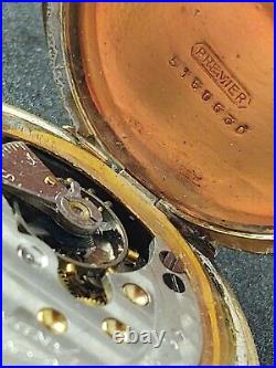 Montre de poche antique New York Standard Co. USA remplie d'or FONCTIONNE A BESOIN DE GLS