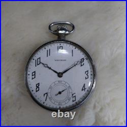 Montre de poche manuelle Waltham Colonial B Royal 17 bijoux ancienne années 1920