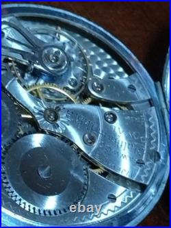 Montre de poche manuelle Waltham Colonial B Royal 17 bijoux ancienne années 1920