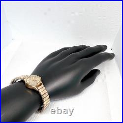 Montre femme SEIKO Hi-Beat 1107-7410 design ancien 17 bijoux