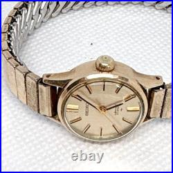 Montre femme SEIKO Hi-Beat 1107-7410 design ancien 17 bijoux