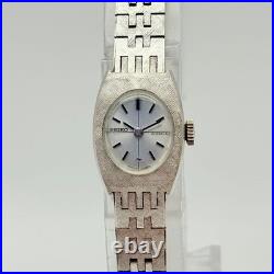 Montre femme SEIKO vintage remontée main 21 bijoux argent rare robe ancienne