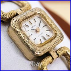 Montre mécanique SEIKO ASGP 20 bijoux ancienne testée ton or