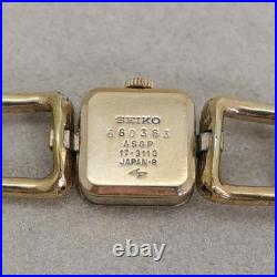 Montre mécanique SEIKO ASGP 20 bijoux ancienne testée ton or