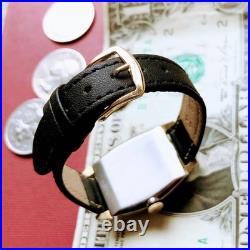 Montre mécanique ancienne Bulova 17 bijoux boîtier plaqué or 10 carats homme