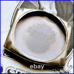Montre mécanique ancienne Bulova 17 bijoux boîtier plaqué or 10 carats homme