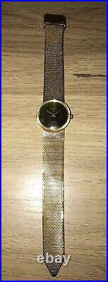 Montre suisse vintage Nicolet 17 bijoux remplie d'or 10 carats