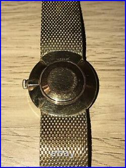 Montre suisse vintage Nicolet 17 bijoux remplie d'or 10 carats