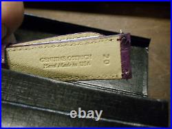 NEW OLD STOCK JRT Exotics Purple Ostrich Watch Band! 20 mm wtn336P