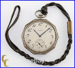 Or Rempli Decagon Elgin Ancien Ouvert Visage Poche Montre Gr 315 12S 15 Bijou