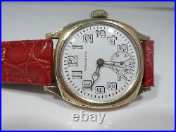 Période art déco Waltham Gold Filled Coussin Case watch working