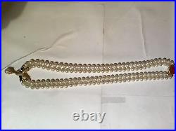 Perles fines antiques classiques or 14 carats saphir et diamant dingaling