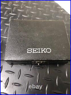 RARE Montre Stop Mécanique Vintage Seiko 88-510T Grand Chronographe Lourd