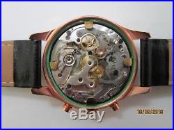 Rare & Ancienne Montre Chronographe Suisse Bienne Watch Landeron 48