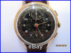 Rare & Ancienne Montre Chronographe Suisse Militaire roue à colonne vénus 170 Rare & Ancienne Montre Chronographe Suisse Militaire roue à colonne vénus 170