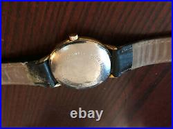 Rare Lip Automatic Ancienne Montre Bracelet Vers 1965 Homme 35 MM Pl. Or Vintage