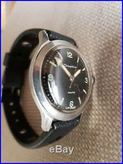 Rare Montre Ancienne Lip Dauphine Nautic. Lip Made. Diving Watch
