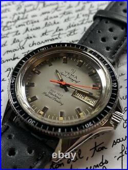 Rare Montre Ancienne Vintage Watch Plongée Diver Yema Super Navygraf Electronic