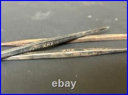 Rare Vintage Ancien Fer Riche Patine Xhx Montre / Bijoux De Outil, Ensemble 3 Pcs Rare Vintage Ancien Fer Riche Patine Xhx Montre / Bijoux De Outil, Ensemble 3 Pcs