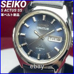 SEIKO 5 ACTUS SS 1974 remontage automatique 23 bijoux Japon vintage ancien