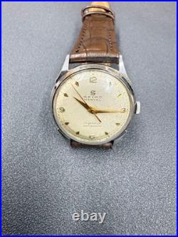 SEIKO MARVEL ancien modèle remontage manuel acier inoxydable 17 bijoux vintage