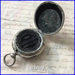 Sceau Cachet Ancien Dans Boite Façon Montre De Gousset XIXè VICTORIAN Seal 19thC