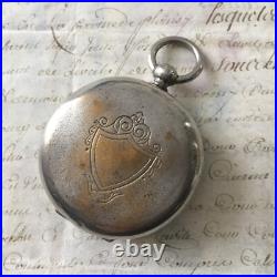 Sceau Cachet Ancien Dans Boite Façon Montre De Gousset XIXè VICTORIAN Seal 19thC