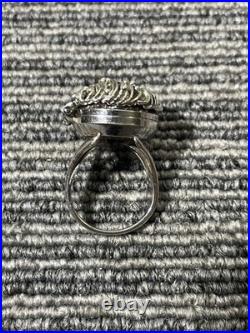 Seiko Ring Watch Remontage Main Ancien Fonctionne Rare Bijoux Montre