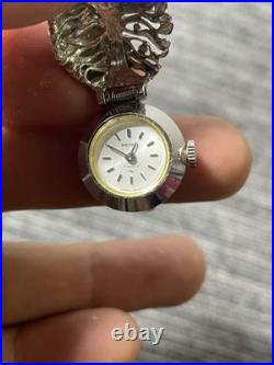 Seiko Ring Watch Remontage Main Ancien Fonctionne Rare Bijoux Montre