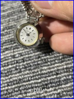 Seiko Ring Watch Remontage Main Ancien Fonctionne Rare Bijoux Montre