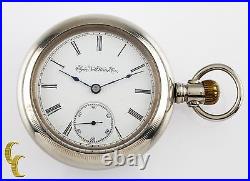 Silveroid Elgin Ancien Ouvert Visage Poche Montre Grade 96 Taille 18 7 Bijou