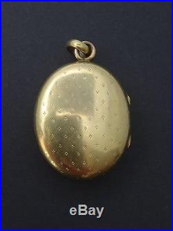 Superbe ancien pendentif reliquaire porte photo onyx pomponne turquoises