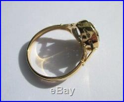 Superbe bague ancienne Diamants saphirs Gold or 18 carats 750 3g