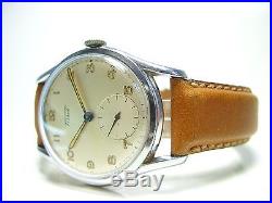 Tissot Superbe Montre Ancienne En Acier 1950's Tbe 35mm Vintage Watch