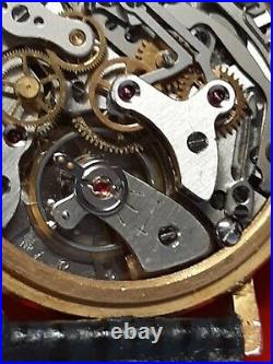 Très belle ancienne montre homme Chronograph SANDOZ Suisse fonctionne
