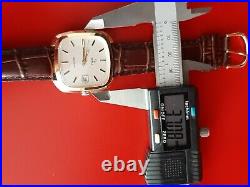 Très belle ancienne montre homme YEMA montre vintage pl Or TBE fonctionne 37mm