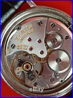 Très jolie ancienne montre homme ZENITH acier LONGINES OMEGA