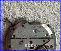 Vintage Ancien Rare 17 Bijoux HELIOS WATCH CO. Montre Bracelet, Pièces. Made En