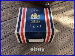 Vintage Clinton Worldtime Montgomery Ward automatique 25J avec boîte d'origine FONCTIONNE