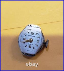 Vintage Femmes Ancien 40's 50's Wittnauer Montre Cadran & Mouvement 17 Bijou 8M9