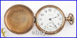 Waltham Ancien Complet Hunter or Rempli Poche Montre Gr 610 Taille 16 7 Bijou