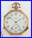 Waltham-Octogone-Ancien-14k-Ouvert-Visage-Poche-Montre-Gr-225-12S-17-Bijou-01-fr