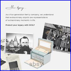 Windsor Boîte de montre 15 pièces, noir/violet Comprend 15 compartiments pour montres et Vega